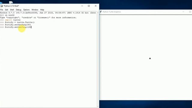 How to set the Heading of the Python Turtle | Turtle Python drawing | Turtle Python graphics смотреть онлайн