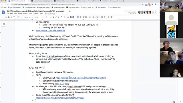 Kubernetes SIG API Machinery 20190410 смотреть онлайн