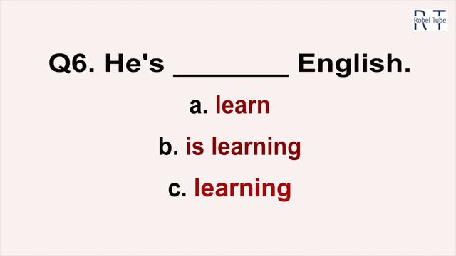 #Present continuous tense (#progressive tense) English grammar Quiz смотреть онлайн
