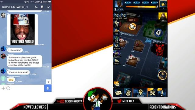 The Walking Dead: March To War (DISTRICT 5 LINE CHAT) смотреть онлайн