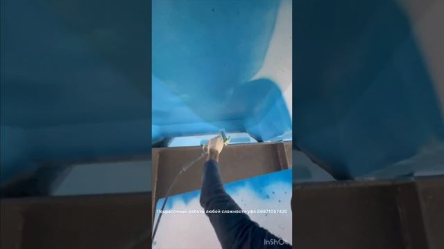 Окраска латексной краской,безвоздушной системой смотреть онлайн
