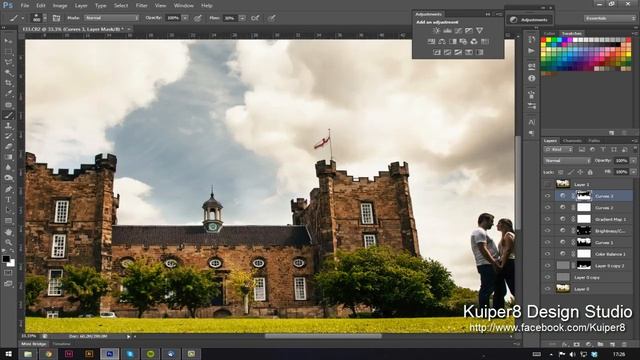 Wedding Photography Retouching - Adobe Photoshop CS6 смотреть онлайн