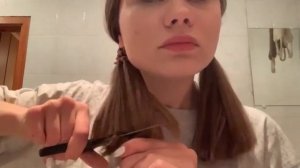 я отрезала себе волосы,потому что меня довела матеша
