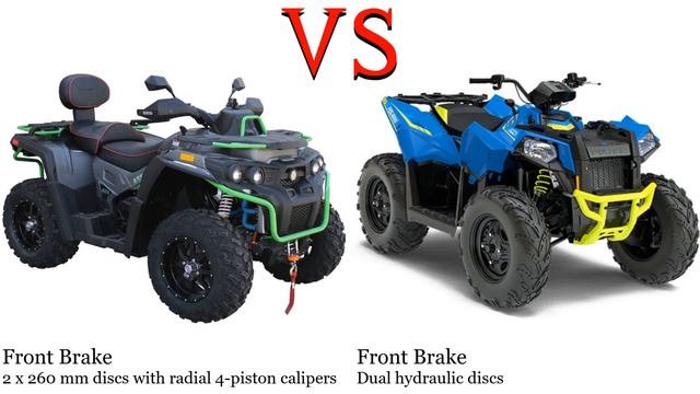 Odes Assailant 800 vs Polaris Scrambler 850 Test specification comparison смотреть онлайн