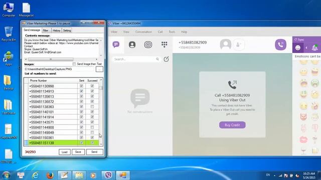 Viber Bulk Send смотреть онлайн