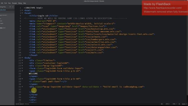 LOGIN PAGE DESIGN || HTML, CSS, BOOTSTRAP|| LOGIN PAGE DESIGN TUTORIAL 3 || SOURCE CODE смотреть онлайн