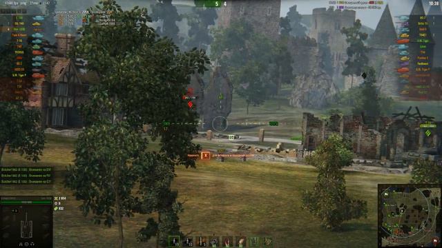 Убойные позиции для ПТ Strv 103B на карте WOT Топь смотреть онлайн