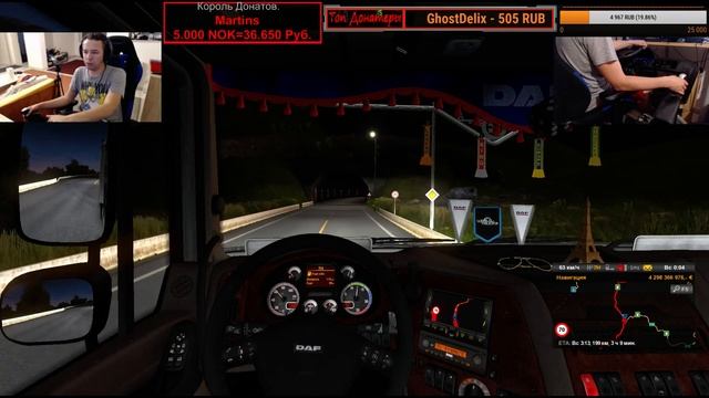 Работаю виртуальным дальнобойщиком в игре ,,Euro Truck Simulator 2,, №175 смотреть онлайн