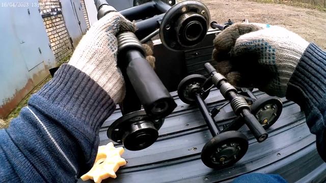 "Мокрые" подшипники - ахиллесова пята подвески мотобуксировщика!