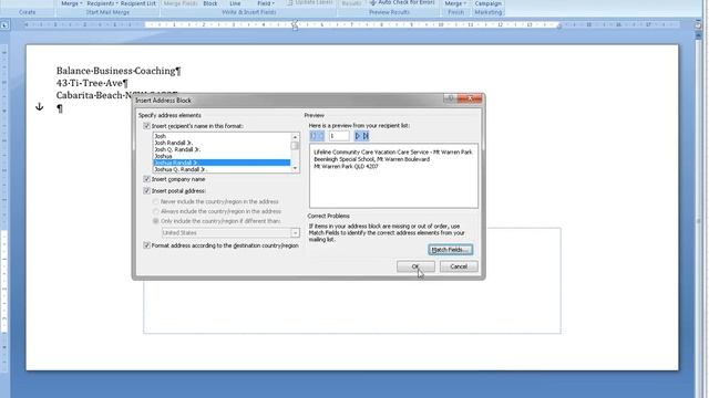 How to mail merge print envelopes using MS Excel and Word смотреть онлайн