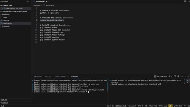 React Native Login Signup UI | Flask | JWT Auth | MongoDB | Python смотреть онлайн