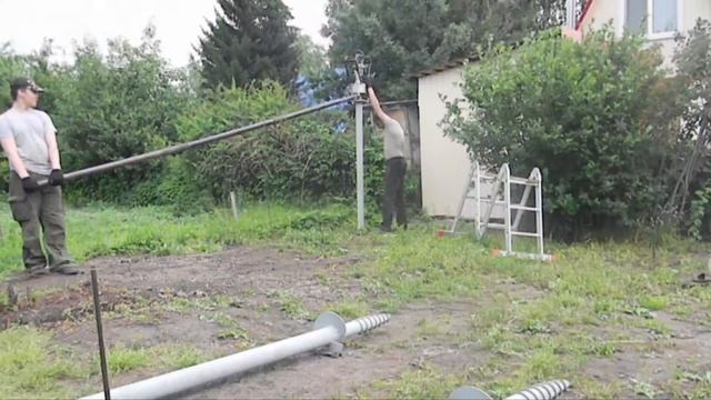 монтаж винтовых свай смотреть онлайн