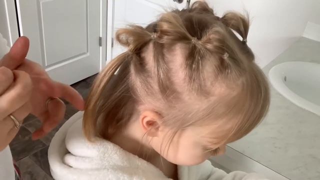LITTLE GIRLS BUBBLE BRAID | BRAIDS HAIRSTYLE | смотреть онлайн