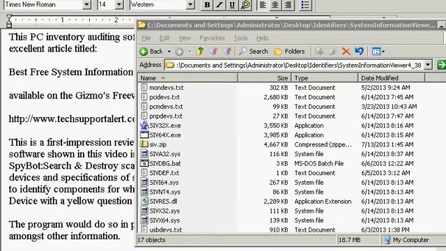 First impression review (overview and tour) of the System Information Viewer Version 4.38 software смотреть онлайн