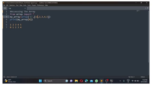 Array In Python In Tamil | Python Programming Using Sublime Text In Tamil | Dharan Tech | смотреть онлайн