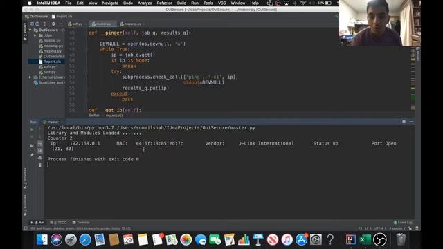 Simple Python tool that tells which host/Port/Mac address are connected to network смотреть онлайн