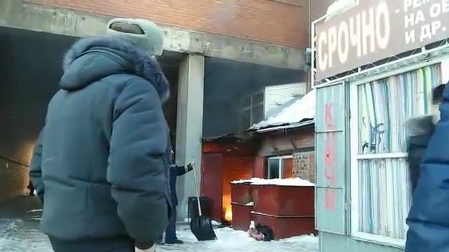 2015-01-31. Омск. Пожар в Летуре смотреть онлайн