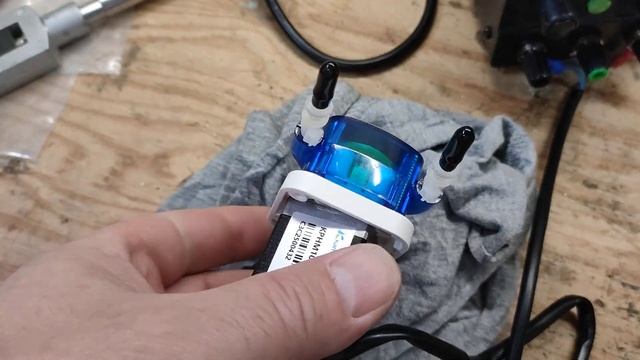 Система масляного тумана. Coolant lubrication based on peristaltic pump. смотреть онлайн