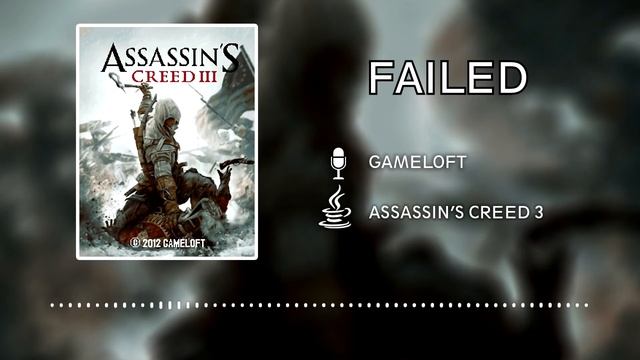 Assassin's Creed 3 OST (JAVA) - Failed смотреть онлайн