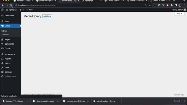 Wordpress not allow folder uploads with media in Wordpress 6.2.2 смотреть онлайн