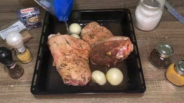 Свиная рулька в духовке по классическому рецепту смотреть онлайн