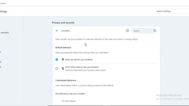 Close Location in Opera Browser смотреть онлайн
