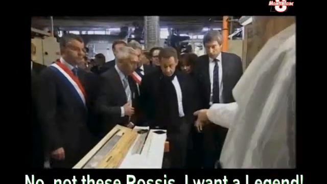 President Sarkozy visits the Dynastar factory смотреть онлайн