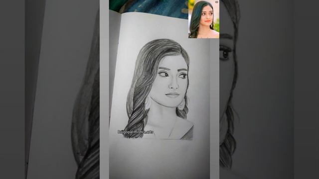 Serial Bhagya Laksmi's Actress Aishwarya Khare's Sketch #zeetv #bhagyalakshmi #aishwaryakhare #art смотреть онлайн