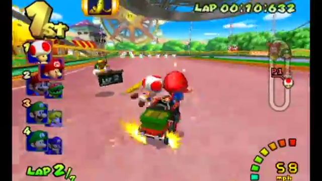 Mario Kart: Double Dash!! Mushroom Cup Speedrun in 7:10 (5:48:573 IGT) смотреть онлайн