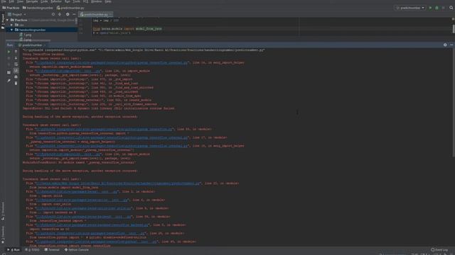 [Pycharm] tensorflow generates No module named “_pywrap_tensorflow” error and DLL failed смотреть онлайн