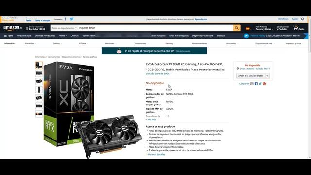 ? EVGA RTX 3060: Por fin aparece mi EVGA y recibo correo de lista de espera para comprarla pero.. ? смотреть онлайн
