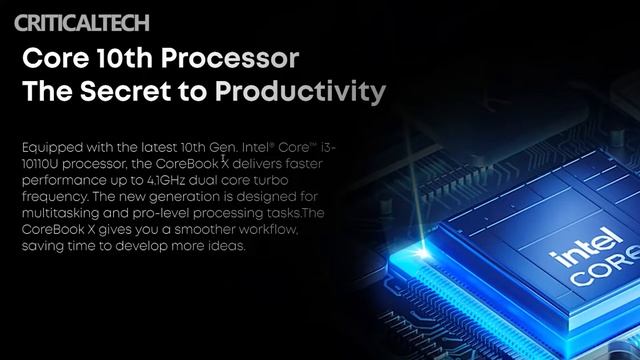 Chuwi CoreBook X  New Laptop with Intel 10th Gen Comet Lake i3 10110U