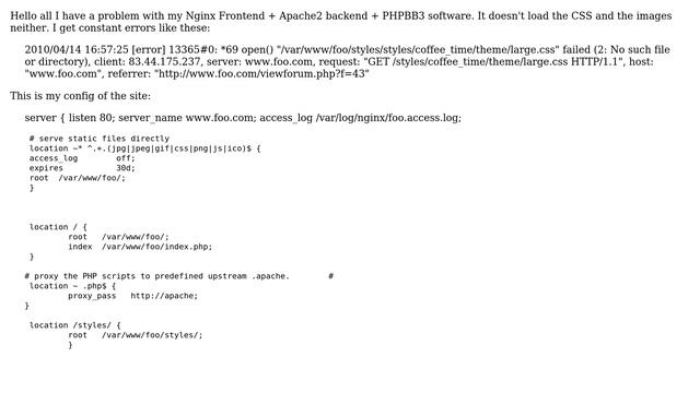 Nginx + PHPBB3 reverse proxy images problem смотреть онлайн