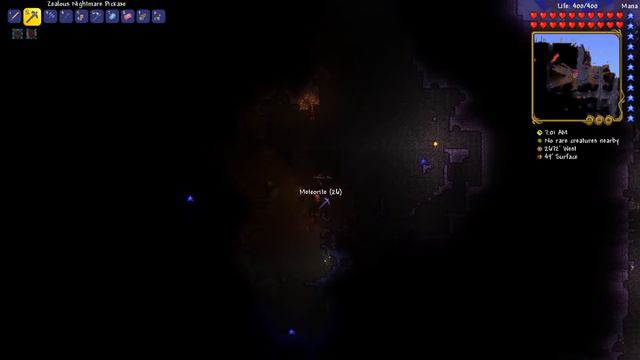 Terraria 1 4 'For the Worthy' seed - 11 Mining meteorite смотреть онлайн