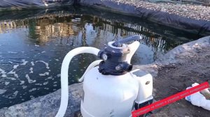 День 2, фильтр для пруда, песочный фильтр, фильтр для бассейна Интекс