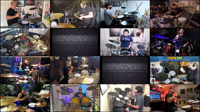 Green Day - Boulevard Of Broken Dreams (Drum Cover) | Drum Tuber - Multi Drummer Collaboration смотреть онлайн