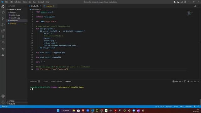How to Build and Run Streamlit App on Docker. смотреть онлайн
