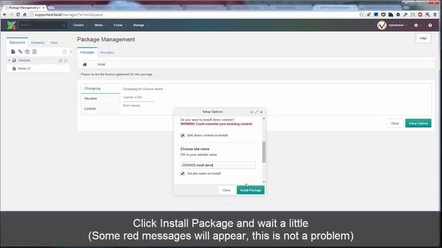 Theme installation demo - MPThemes for MODX смотреть онлайн