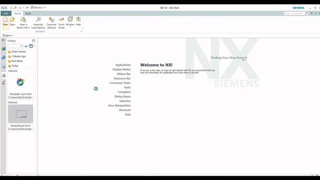 Create NX Drafting Template using AutoCAD File смотреть онлайн
