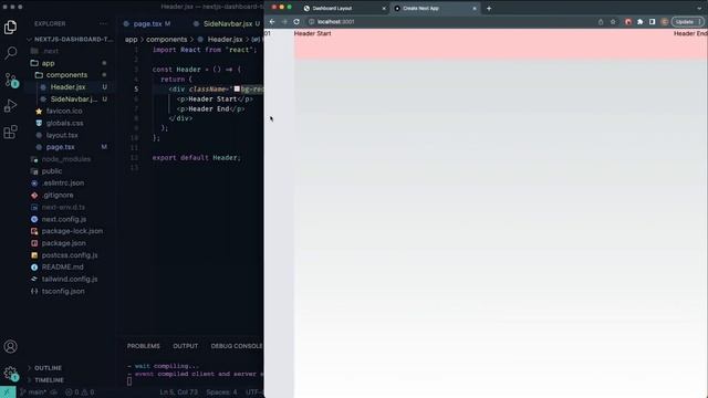 Build a Responsive NextJS Tailwind Dashboard Layout смотреть онлайн