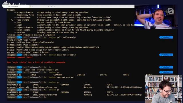 Docker Live! Setting up Minecraft with Docker in the Cloud смотреть онлайн