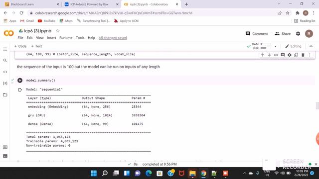 ICP-6 Text generation (RNN) смотреть онлайн