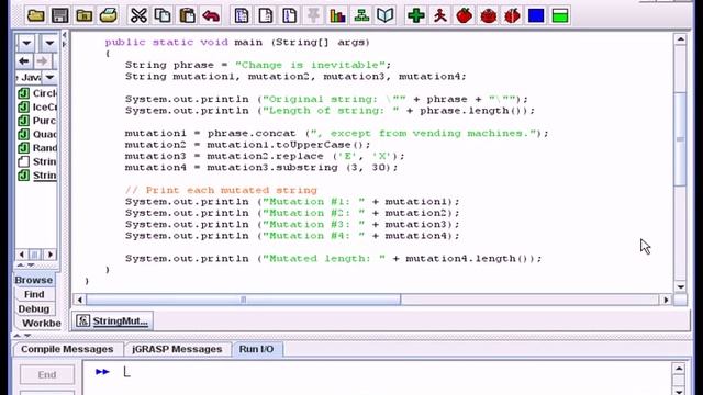 Java Programming using the String Class & Java API смотреть онлайн