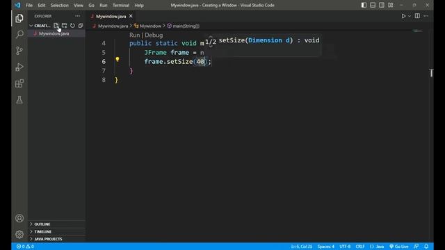 How to Create a "Window" Using Java | Learn Java | #youtube #education #java смотреть онлайн