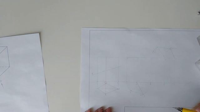 Развёртка усечённой призмы. смотреть онлайн