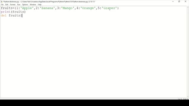 Removing dictionary elements in Python смотреть онлайн
