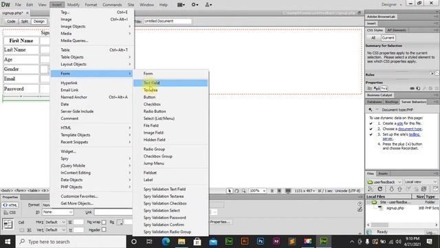 How to Creating Sign Up form using PHP #vocationalshaguftali #webdevoloper #designer #vlogs смотреть онлайн