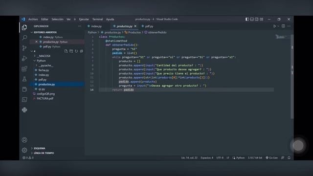 Factura Python pdf смотреть онлайн