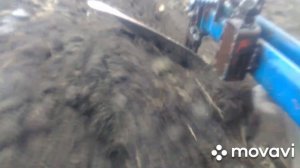 Плуг угол атаки 38°,испытание по пашне и целине!