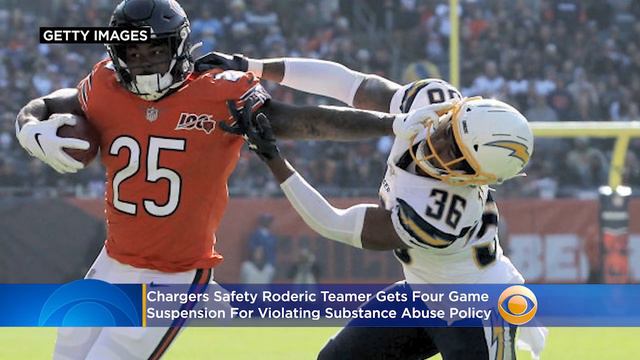 Chargers Safety Roderic Teamer Gets 4 Game Suspension For Violating Substance Abuse Policy смотреть онлайн